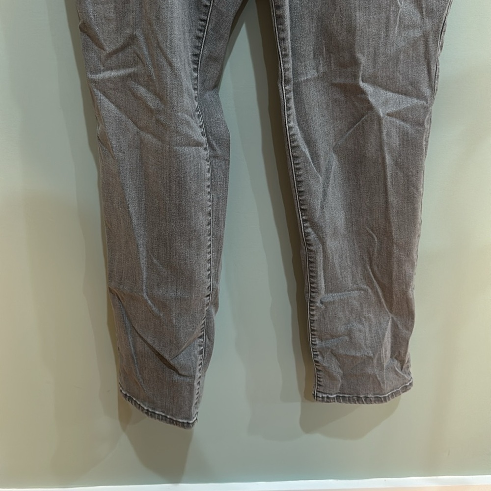Lauren Ralph Lauren Jeans Womens size16 Gray Wash Premier Straight Denim Stretch - Picture 4 of 11